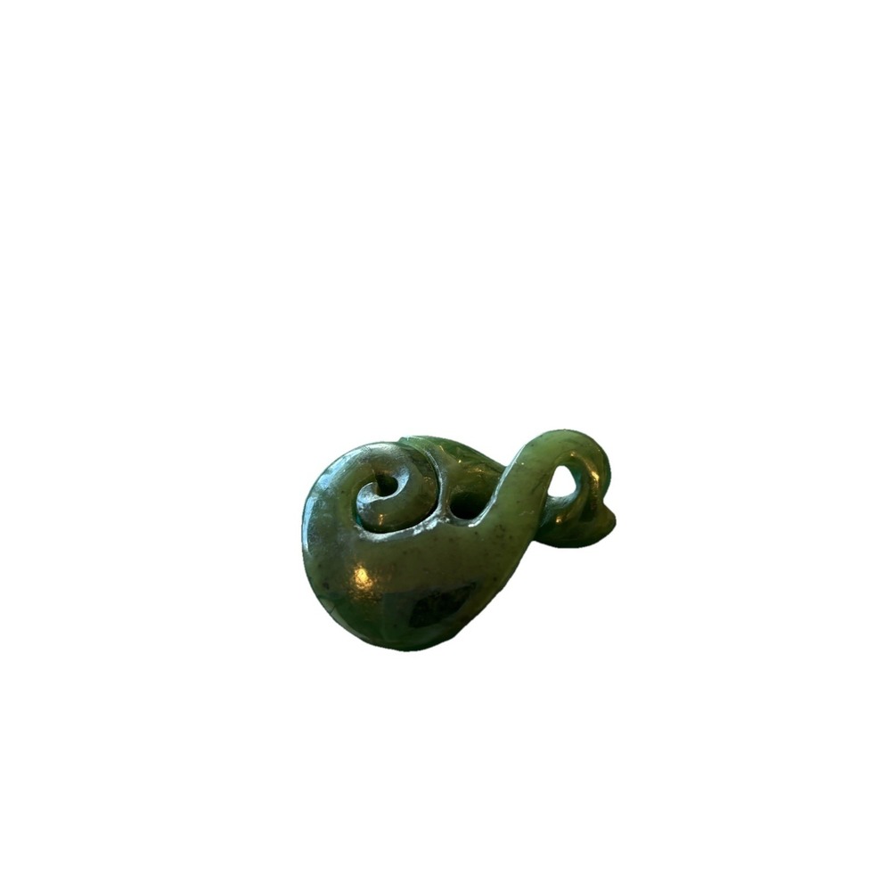 nephrite jade pendant vintage - Picture 3 of 3